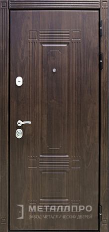 Фото внешней стороны двери «С зеркалом №50» c отделкой МДФ ПВХ