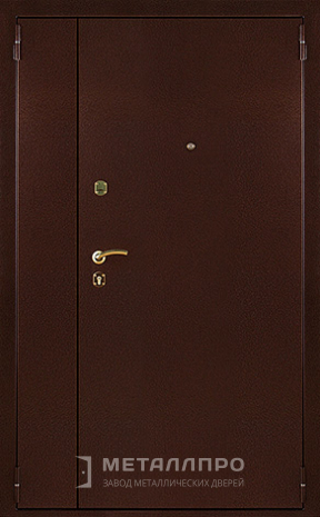 Фото внешней стороны двери «Тамбурная дверь №2» c отделкой МДФ ПВХ