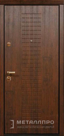 Фото внешней стороны двери «МДФ №43» c отделкой МДФ ПВХ
