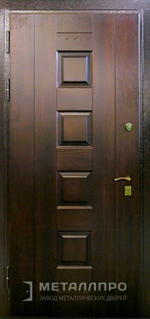 Фото внутренней стороны двери «Массив дуба №3» c отделкой Массив дуба