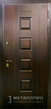 Фото внешней стороны двери «Массив дуба №3» c отделкой Массив дуба