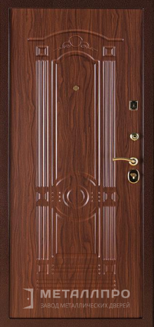 Фото внутренней стороны двери «МДФ №306» c отделкой МДФ ПВХ