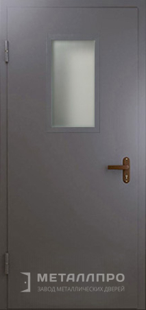 Фото внутренней стороны двери «Техническая дверь №4» c отделкой Нитроэмаль