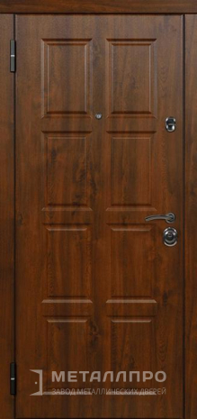 Фото внутренней стороны двери «МДФ №340» c отделкой МДФ ПВХ