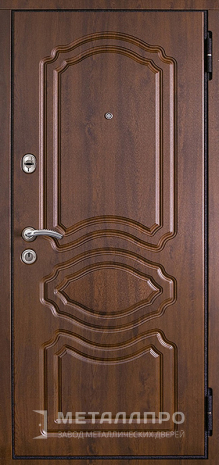 Фото внешней стороны двери «Стальная дверь с МДФ и шумоизоляцией» c отделкой МДФ ПВХ