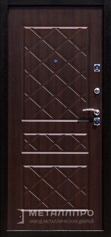 Фото внутренней стороны двери «МДФ №325» c отделкой МДФ ПВХ