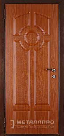Фото внутренней стороны двери «МДФ №29» c отделкой МДФ ПВХ