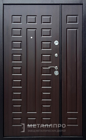 Фото внутренней стороны двери «Тамбурная дверь №5» c отделкой МДФ ПВХ