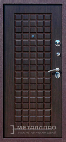 Фото внутренней стороны двери «МДФ №96» c отделкой МДФ ПВХ