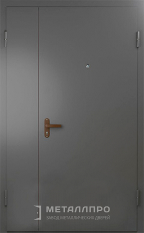 Фото внешней стороны двери «Техническая дверь №6» c отделкой Нитроэмаль