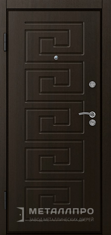 Фото внутренней стороны двери «МДФ №20» c отделкой МДФ ПВХ
