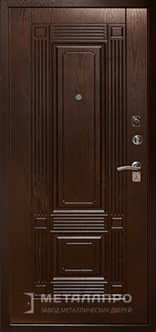 Фото внутренней стороны двери «Порошок №9» c отделкой МДФ ПВХ
