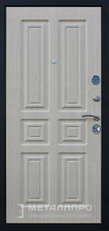 Фото внутренней стороны двери «Порошок №10» c отделкой МДФ ПВХ