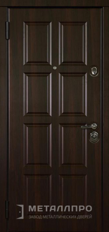 Фото внутренней стороны двери «МДФ №334» c отделкой МДФ ПВХ