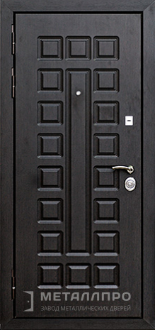 Фото внутренней стороны двери «Порошок №12» c отделкой МДФ ПВХ