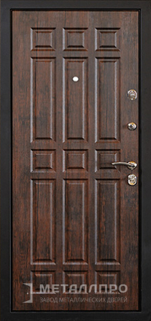 Фото внутренней стороны двери «МДФ №21» c отделкой МДФ ПВХ