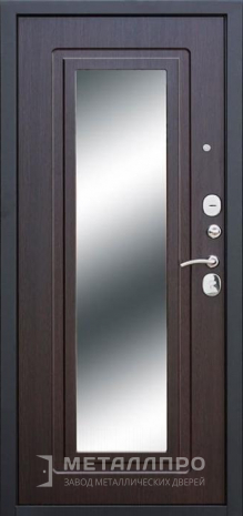 Фото внутренней стороны двери «С зеркалом №59» c отделкой МДФ ПВХ
