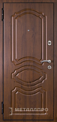 Фото внутренней стороны двери «Стальная дверь с МДФ и шумоизоляцией» c отделкой МДФ ПВХ